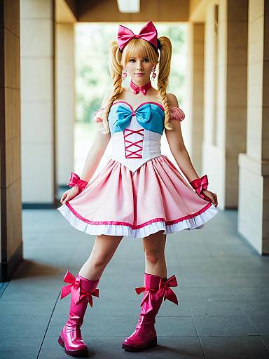 Lifestyle costume photo of Harime nui. Cosplay clothes