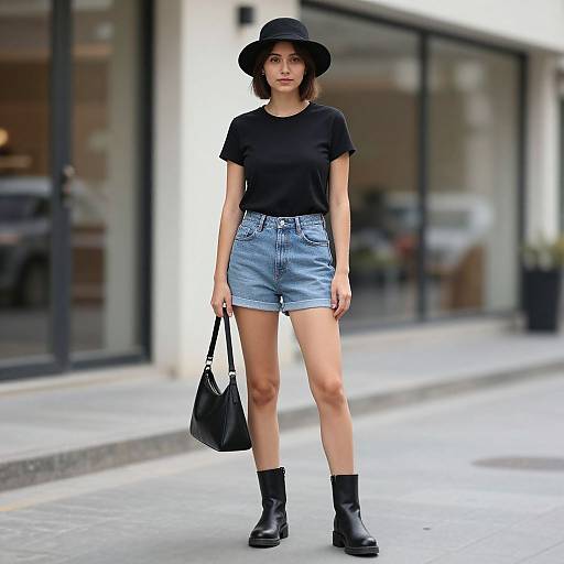 Realistic Casual Female Outfit Outdoors