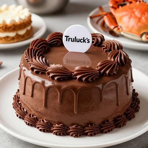 Truluck's Chocolate Malt Cake Dessert