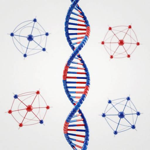 3D DNA Helix Network Visualization