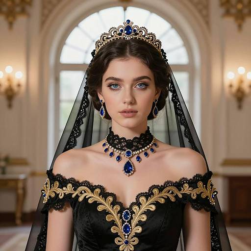 Elegant Portrait of a Young Woman