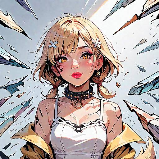 Happy Doggirl in Shattered Reflection