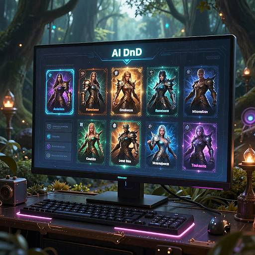 Cybernetic AI DnD Character Generator