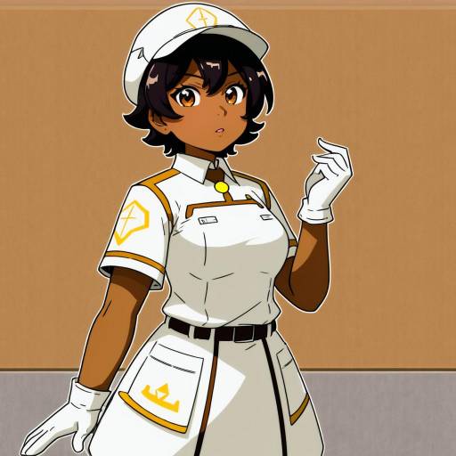 Illustration of Aether foundation employee, pokemon in the style of Nokuhashi