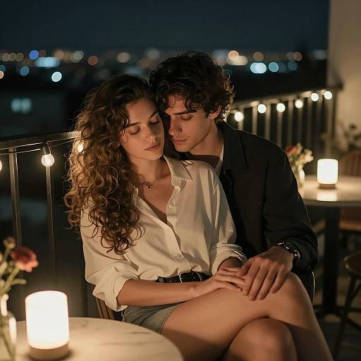 Romantic Night at the Balcony
