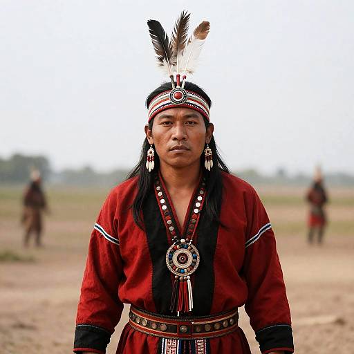 Igorot Man in Traditional Attire