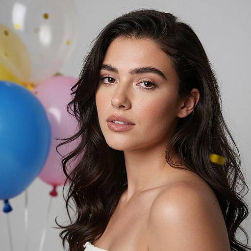 Hyperrealistic Birthday Party Portrait