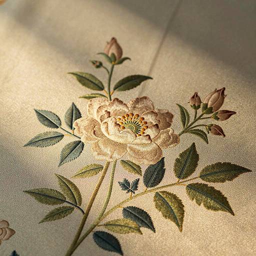 Serene Tai Floral Silk Design