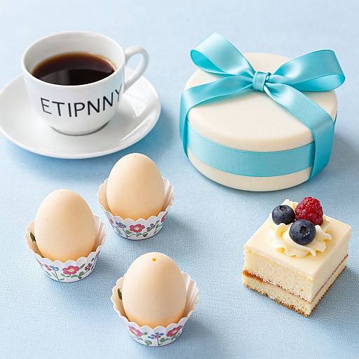 Elegant Pastel Afternoon Tea Setup