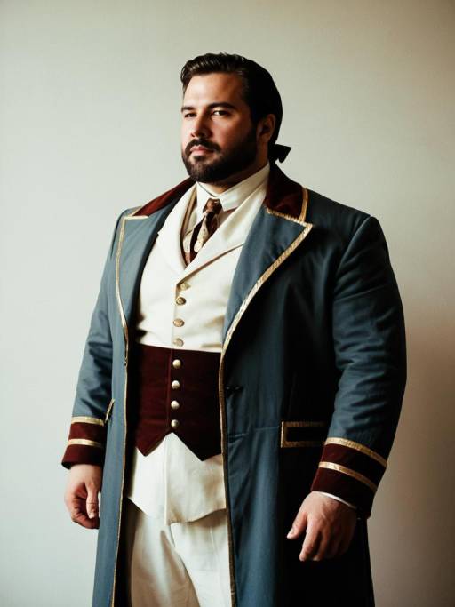 Man Wearing The Heavy Classic Costume Cosplay