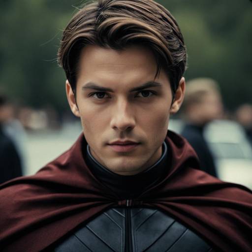 Mysterious Dark Costume Character Portrait