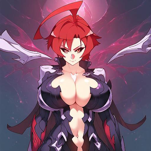 Illustration of Amaha masane, witchblade in the style of Rtil