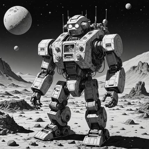 Robot Exploration on Lunar Surface in Moebius Style Robot Exploration on Lunar Surface in Moebius Style
