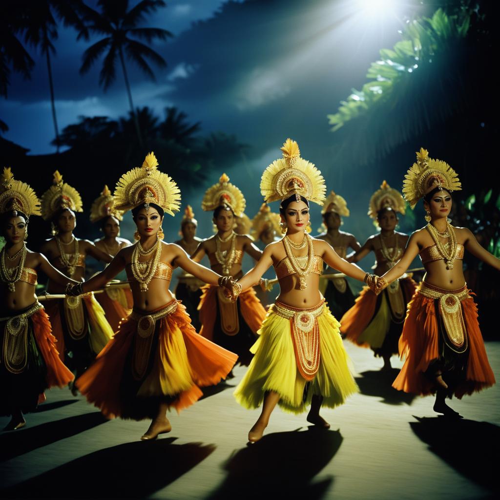 Dramatic Dance Troupe in Bali