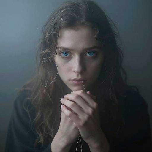 Rembrandt-Style Portrait in Mist