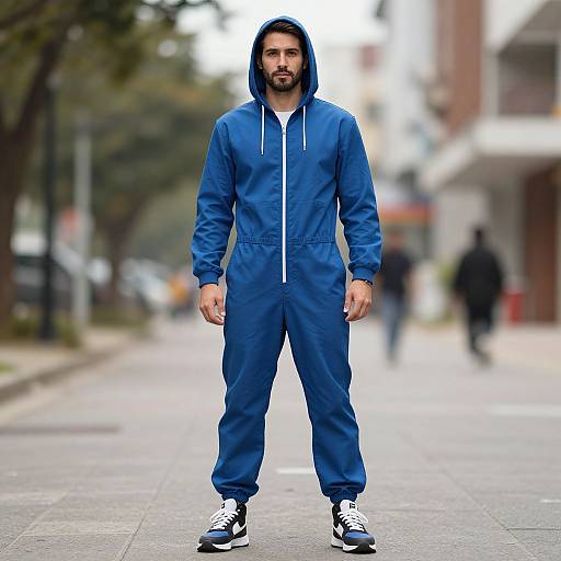 Male X-Men Jumpsuit Outdoors