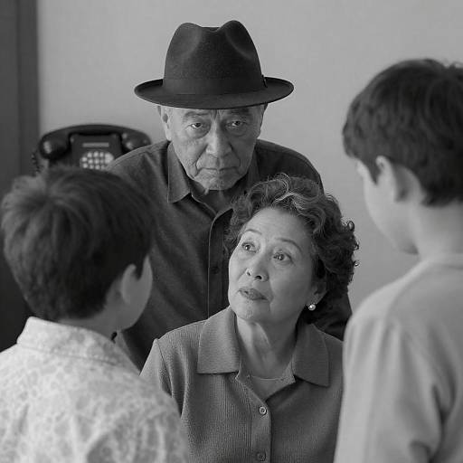 Candid Portrait of Generations Together