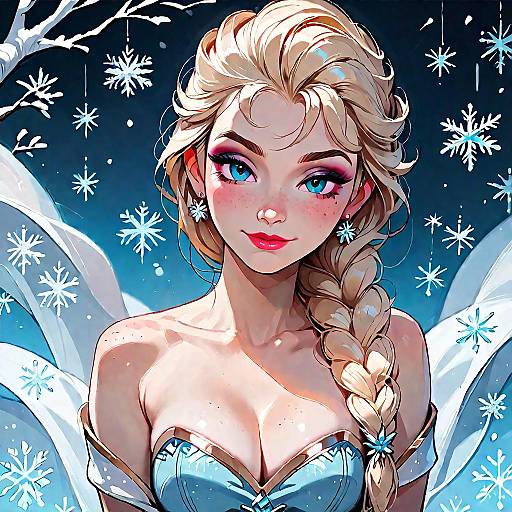 Elsa from Frozen in Detailed Masterpiece