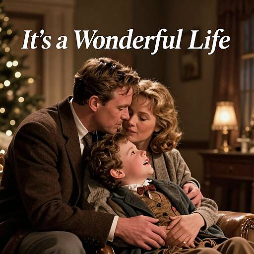 Classic 'It's a Wonderful Life' Scene