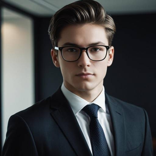 Formal Portrait of a Professional Young Man