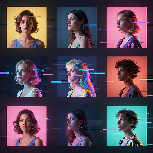 Surreal AI Art Gallery Morphing