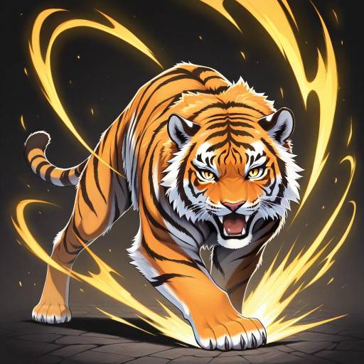 Majestic Barisan Tiger in Stealth Pose Majestic Barisan Tiger in Stealth Pose