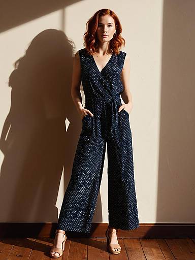 Cinematic Burgundy Jumpsuit Fashion Shoot