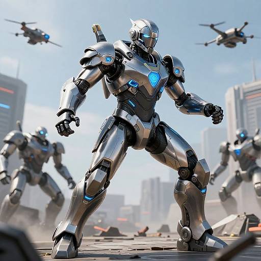 Futuristic Exoskeleton with Steelcaps