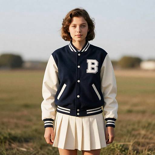 Vintage Baseball Jersey Outfit Portrait