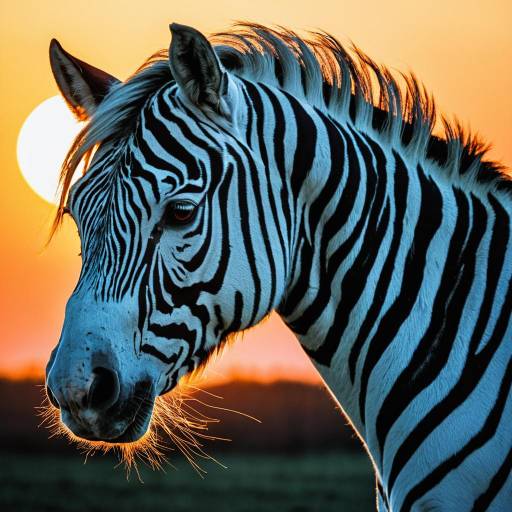Zebra at Sunrise