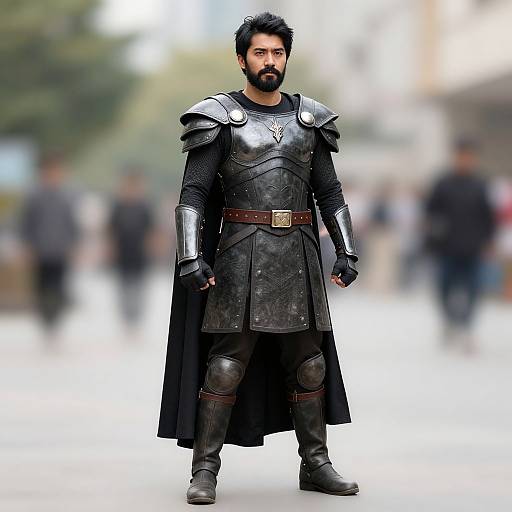 Heroic Adult Male in Armor