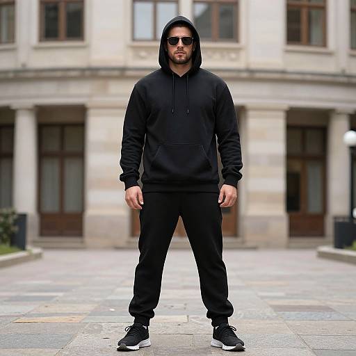 Man in Sando Hoodie Costume