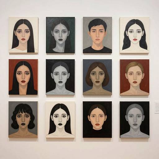 Minimalist Outsider Art Portraits Gallery