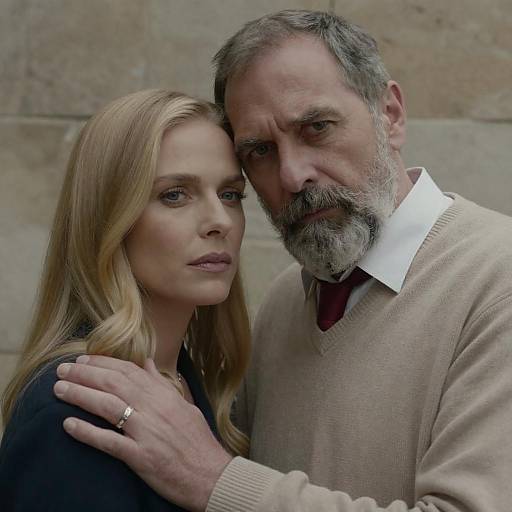 Serious Portrait of a Couple