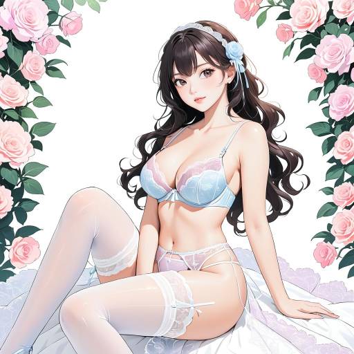 Charming Lingerie Portrait of a Girl Charming Lingerie Portrait of a Girl