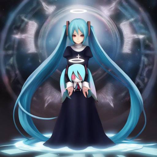 Illustration of Aimaina, vocaloid in the style of Ryu (ryu's form site)