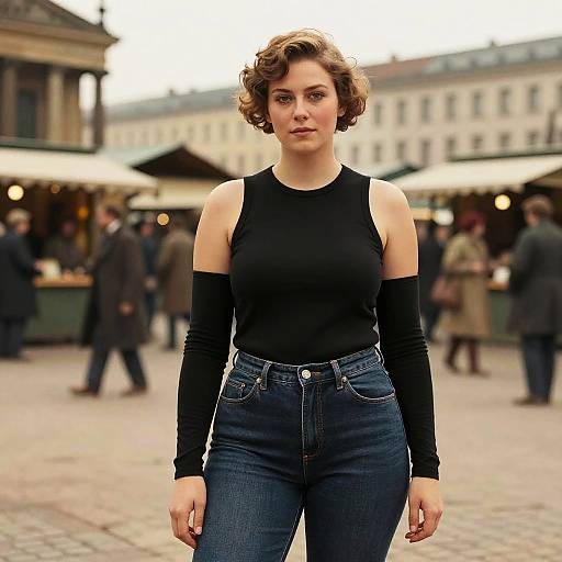 Curvy Woman in 1910s Berlin Street Style