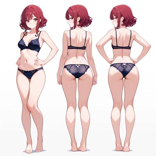 Elegant Charisma: A Graceful Lingerie Portrait Elegant Charisma: A Graceful Lingerie Portrait