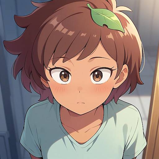 Illustration of Anne boonchuy, amphibia in the style of Yukichi (eikichi)