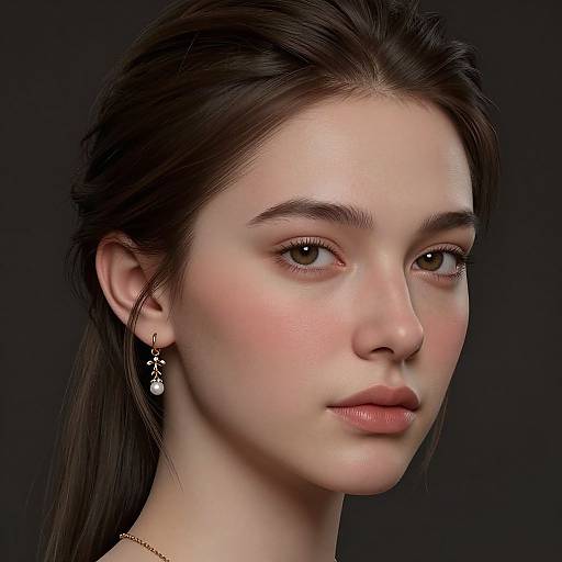 Hyper-Realistic Soft-Lit Female Portrait