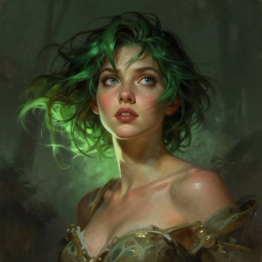 Androgynous Fantasy Female Portrait