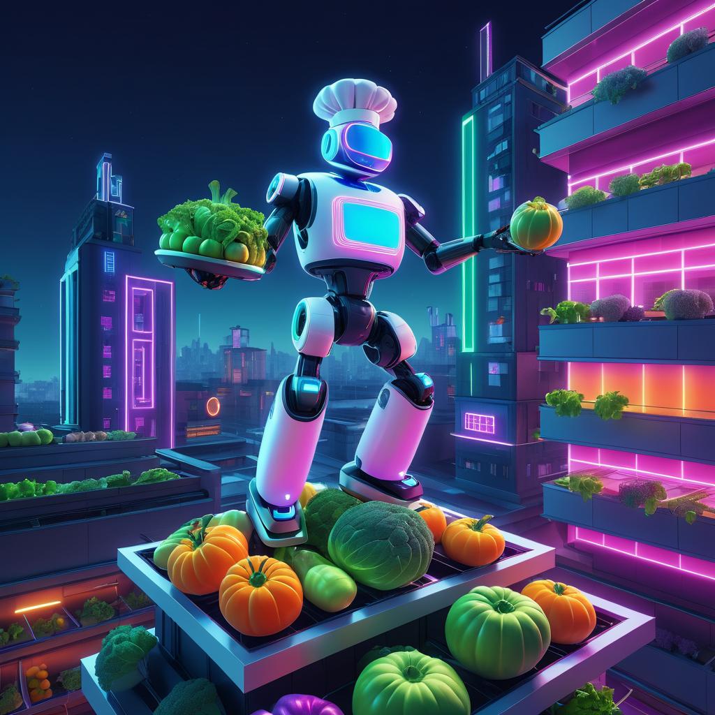 Dynamic Robot Chef Juggling Veggies