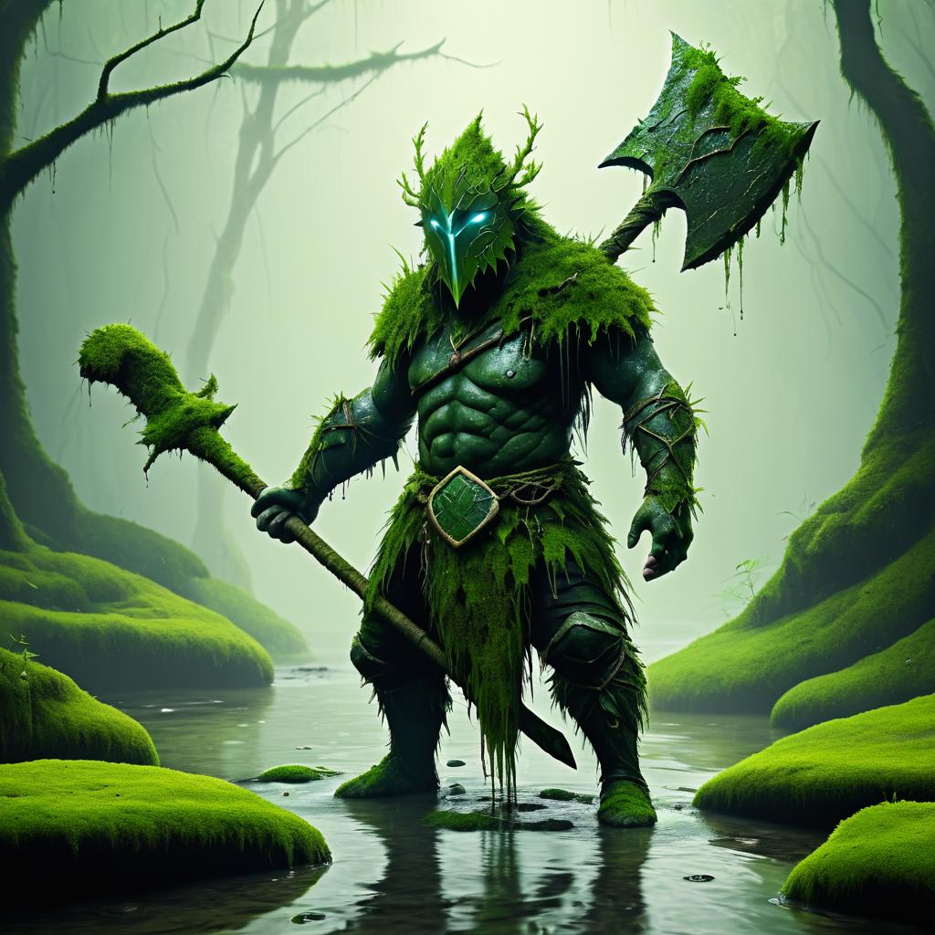 Surreal River Creature Concept Art