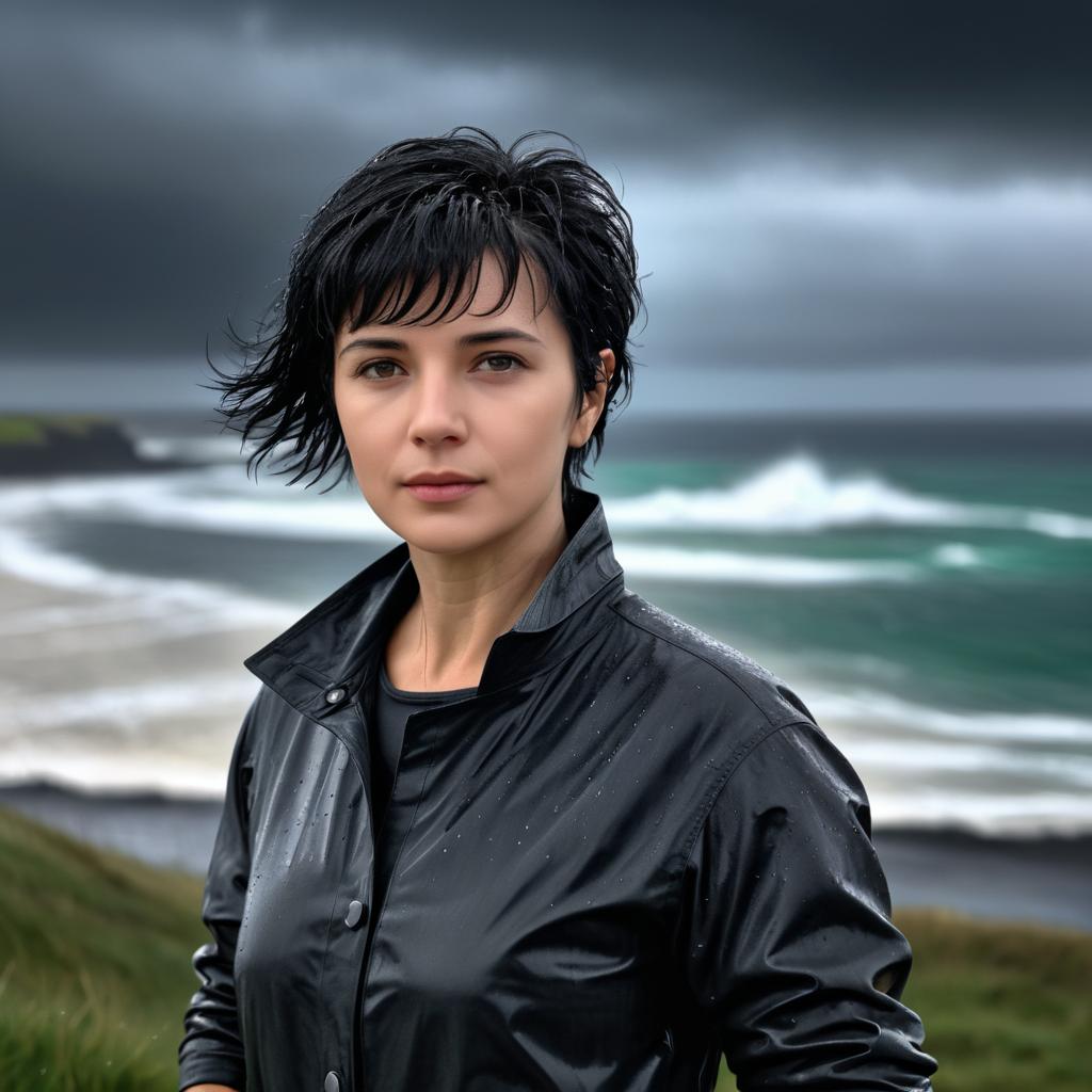 Cinematic Portrait of a Breton Woman