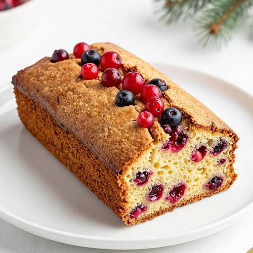 Festive Golden-Brown Christmas Fruit Cake