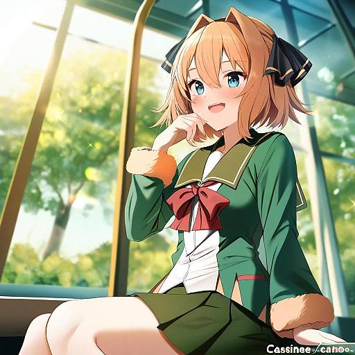 Illustration of Hachijou (kancolle), kantai collection in the style of Casino (casinoep)