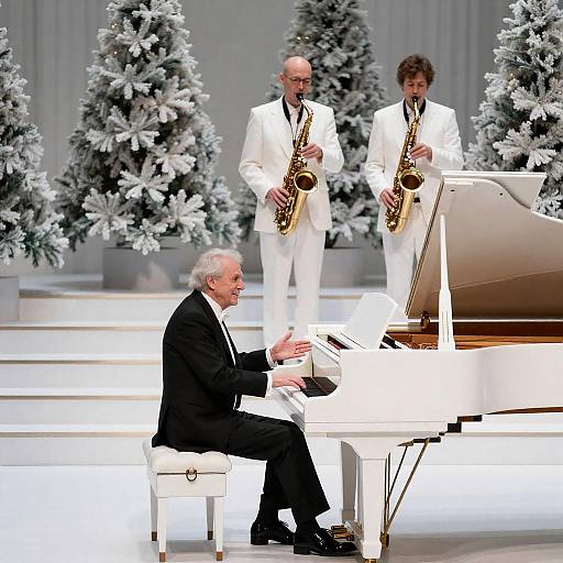 Elegant Musical Performance with Ensemble