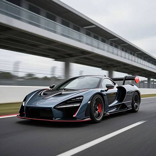 McLaren Senna Racing on Modern Track