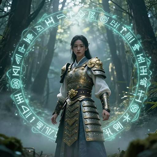 Jaekyung as Mystical Ancient Warrior