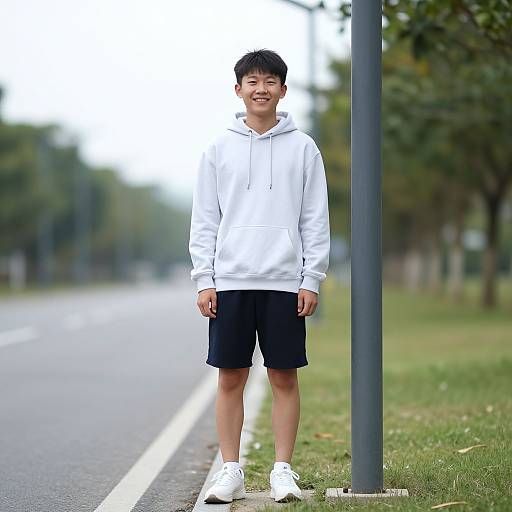 Casual Realistic Portrait Outdoors